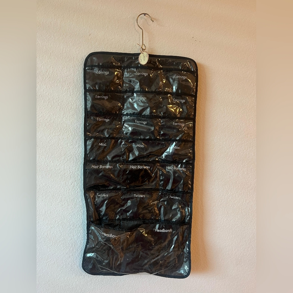 Black Hanging Jewelry Organizer